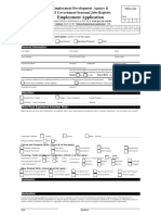 Employment Job Registration Form