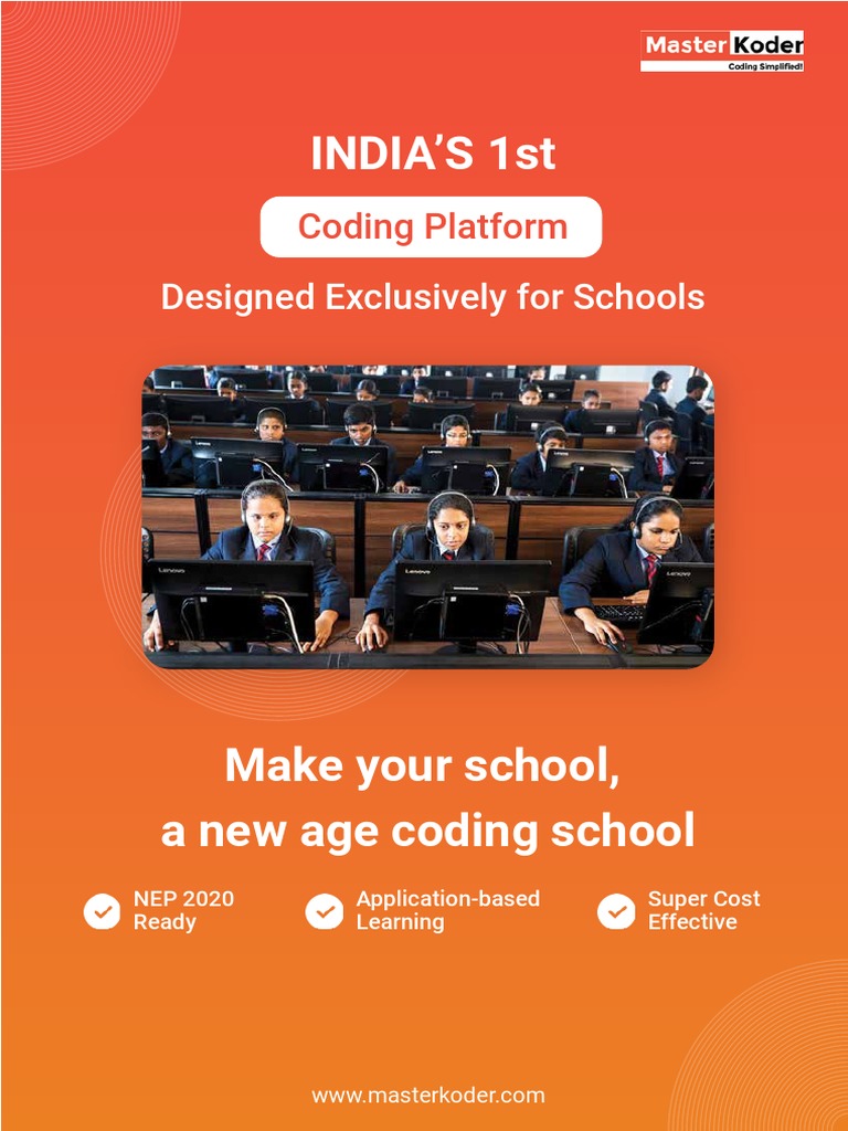 MasterKoder: Coding for Schools | PDF | Computer Programming | Learning