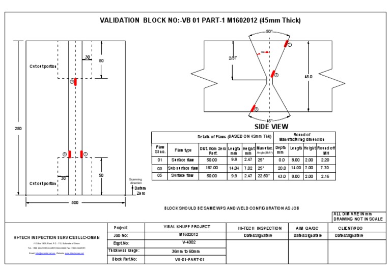 Hi-Tech Inspection Report for Yibal Khuff | PDF | Applied And ...