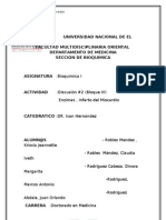 Trabajo 2 de Bioquimica Enzimas e Infarto Al Miocardio