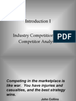 Industry Competition and Competitor Analysis