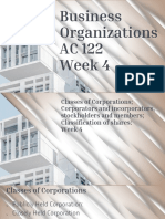 Chapter 4 Consolidated Business Organizations