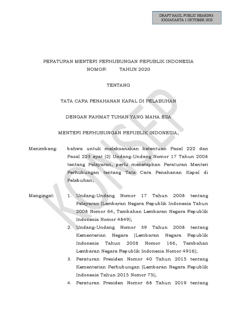 FGD Transfer Kapal, Kadin Dorong Kepastian Hukum Tata Kelola Pelabuhan
