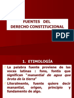 Fuentes D° Constitucional