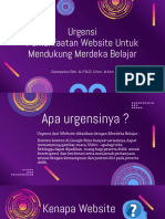 Materi 2 Urgensi Pemanfaatan Website Untuk Mendukung Merdeka Belajar