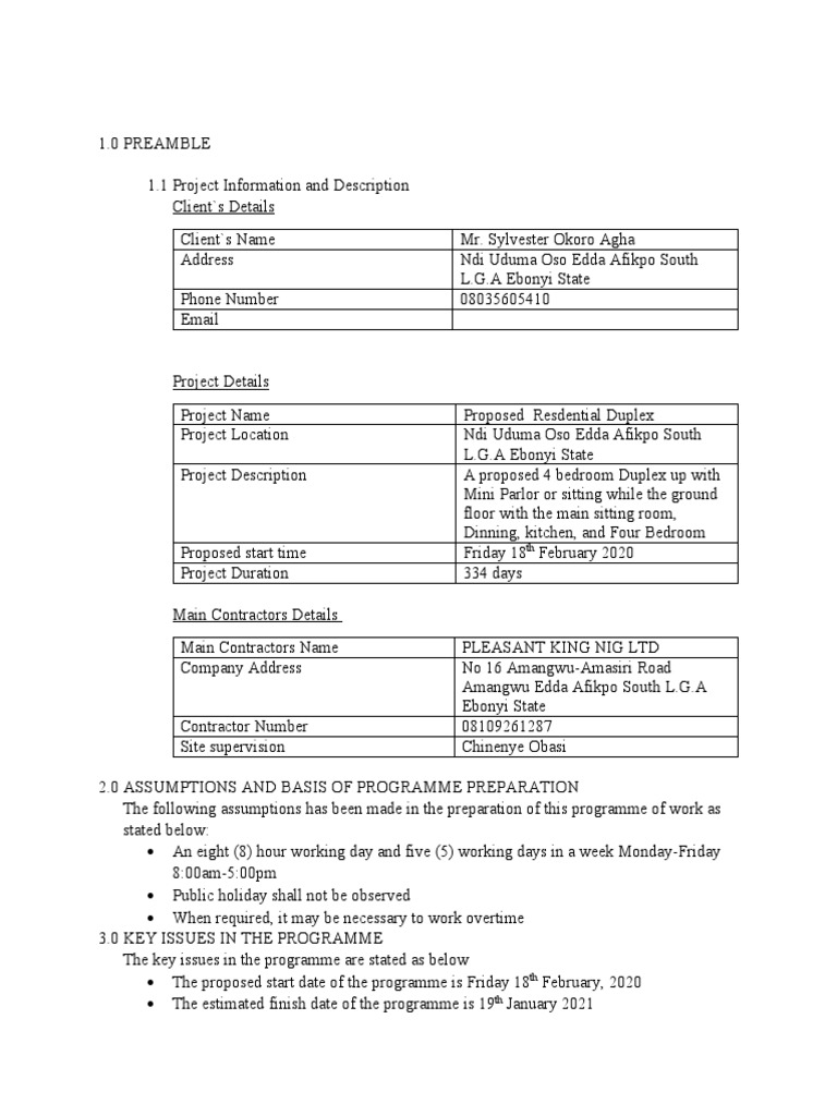 Proposed Residential Duplex Project Plan | PDF | Pipe (Fluid Conveyance ...
