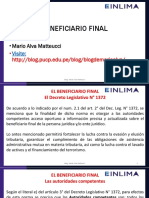 Beneficiario Final Primera Parte