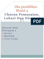 Statistika Pendidikan Modul 4