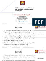 Module-1_ ECE403-CECS_Types of Estimates