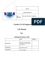 Faculty of Civil Engineering Lab Manual For Advanced Survey Lab