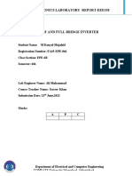 Power Electronics Laboratory Report-Eee338