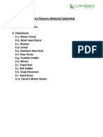 IA Lab - Sanitary Fixtures Material Submittal