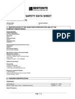 Safety Data Sheet: National® Bentonite