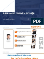 Ky Nang Ban Hang Chuyen Nghiep - GV Nguyen Chi Binh