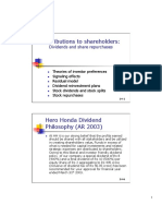 Dividend Decisions