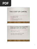 Cost of Capital Handouts 2021