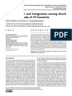 Co-Movement and Integration Among Stock Markets: A Study of 10 Countries