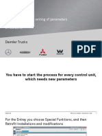 Manual parameterization