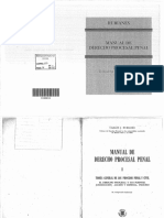 Rubianes-Manual de Derecho Procesal Penal-Tomo I-Teoría General de Los Procesos Penal y Civil-1985