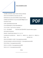 Ficha de Identificación Docentes