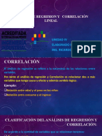 Analisis de Regresion y Correlación Lineal