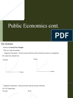 Public Economics Cont