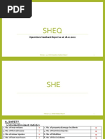 SHEQ Operations Feedback Report February 2022