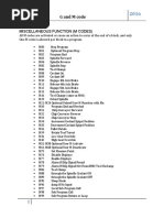 Gandmcode: Miscellaneous Function (M Codes)