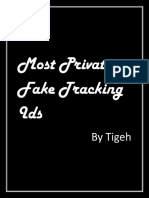 Most Private Fake Tracking Ids