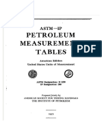 Tables ASTM