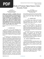 Comparative Study of Various Open Source Cyber Security Tools