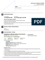 Itinerario para Localizador 121162364