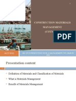 Construction Materials Management Essentials