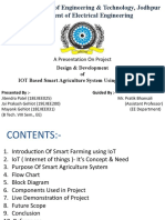 Design & Development of IOT Based Smart Agriculture System Using LORAWAN