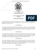TSJ Venezuela - Resolución mediante el cual se amplia la competencia en los Trib de Municipios para conocer causas en materias de Obligación de Manutención.resolucionSP_0003788