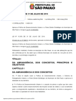LEI #16.050 DE 31 DE JULHO DE 2014 Catálogo de Legislação Municipal Plano Diretor São Paulo