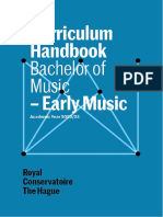 Curriculum Handbook BMus Early Music 22 23