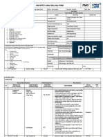 Job Safety Analysis (Jsa) Form: (First Named - JSA Team Leader)