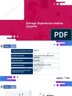 Plantilla - Experiencia Creativa Docente - 2022