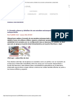 Armado, Planos y Detalles de Una Escalera Autosoportada o Autoportante