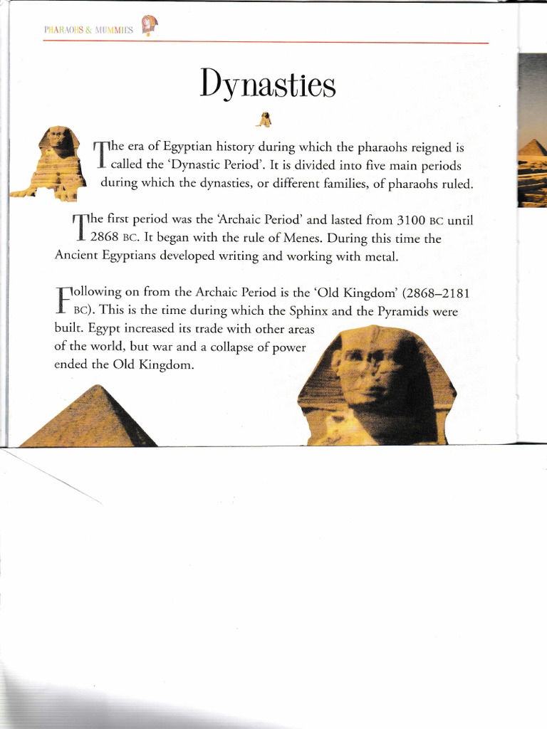 09history5 Dynasties | PDF