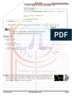 2021 - ĐS7 - Chương I - Bài 5-6 - Lũy thừa của số hữu tỉ