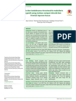 Diagnosis Dan Tatalaksana Rinosinusitis Maksilaris Odontogenik Yang Meluas Sampai Etmoid Dan Frontal: Laporan Kasus