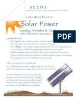 Solar Power Nov 18 2008