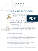 Water Conservation Aug 19 2008