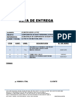 Acta de Entrega Hansa 2020 Cossmil Sucre