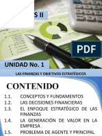 1. Finanzas y Los Objetivos Estratégicos