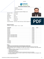 Document Clearance Card: Applied Documents