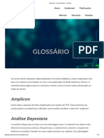Glossário - Genomahcov - Fiocruz