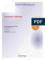 Anastasia ANDERSON, Categories of Goals in Philosophy For Children